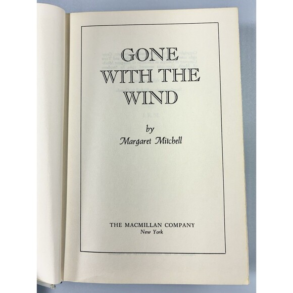 Gone With The Wind Margaret Mitchell Wooden Book Storage Box with 1964 Hardback - Picture 11 of 15